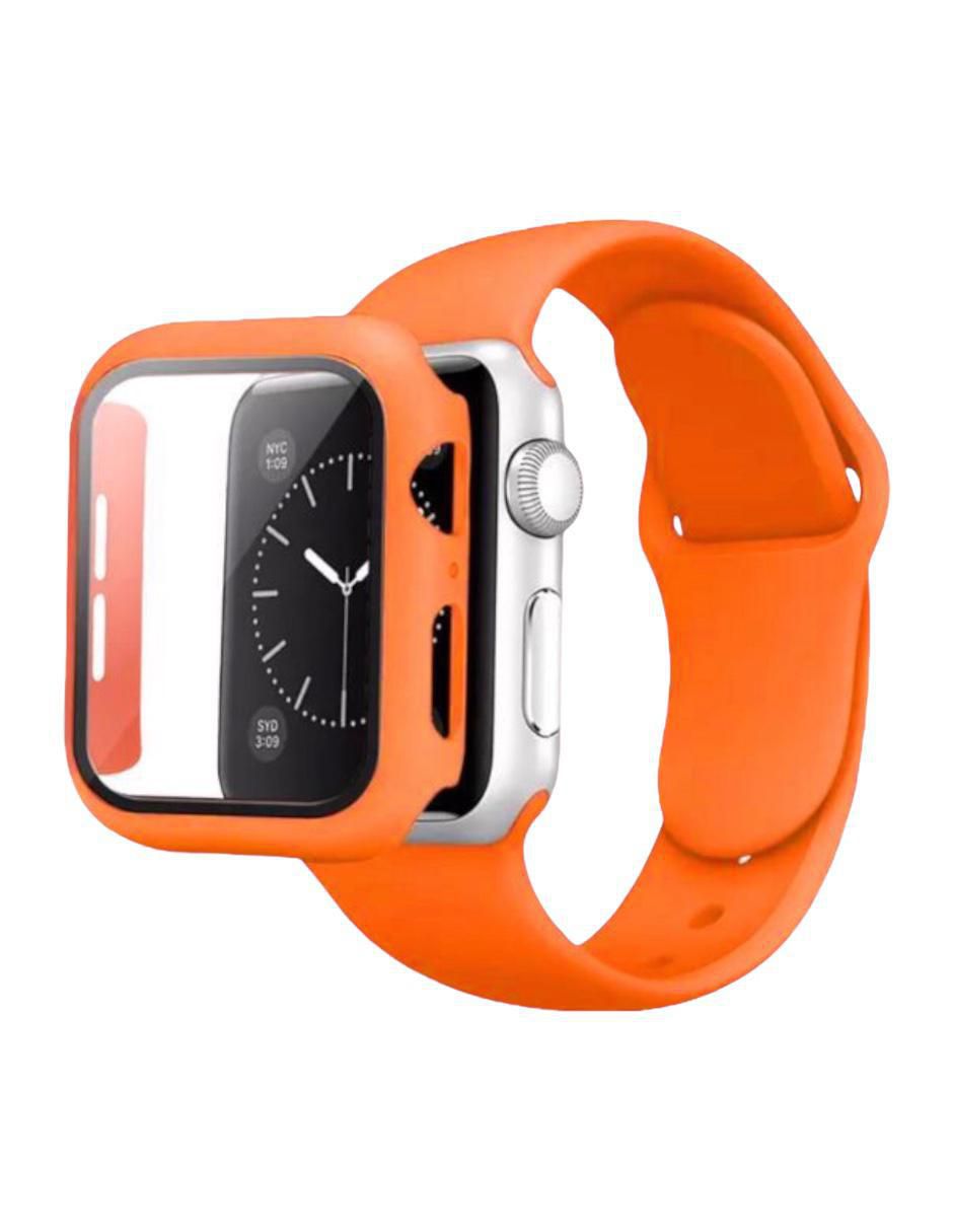"correa para reloj/correa para smartwatch" mamá pulpo correa de silicón + case de cristal para apple watch