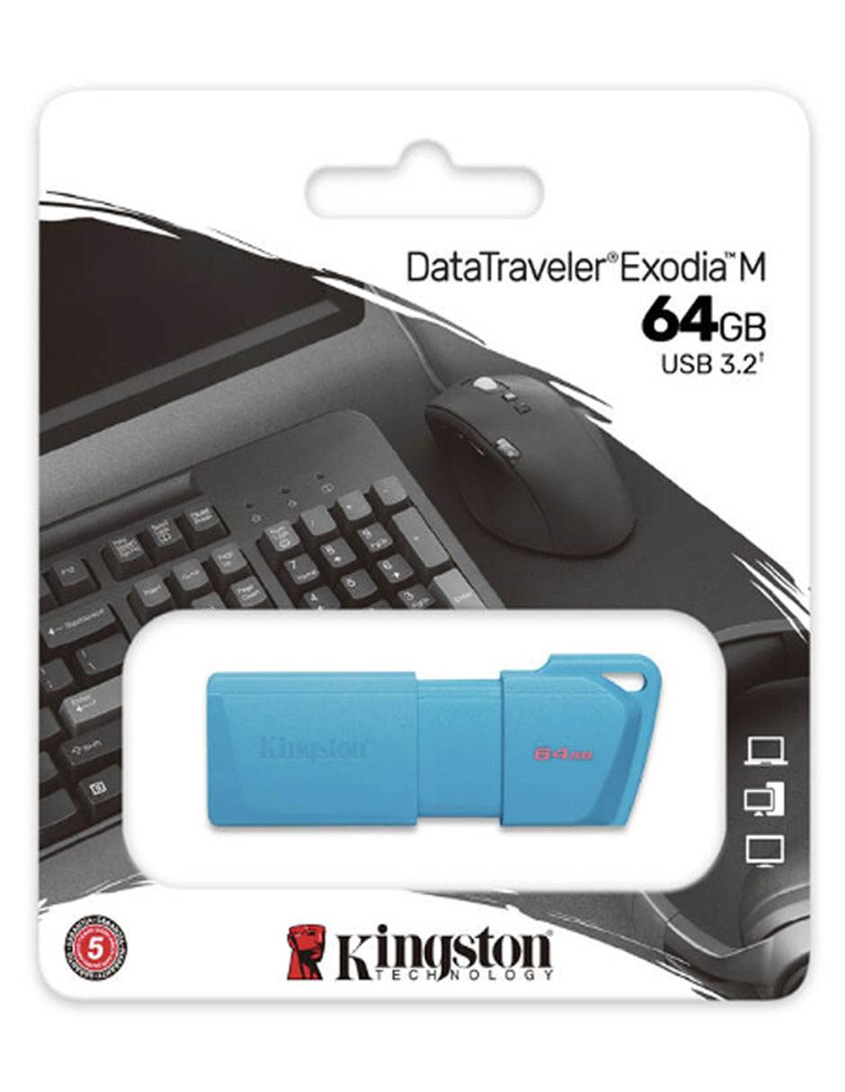 Memoria USB Capacidad 64 GB