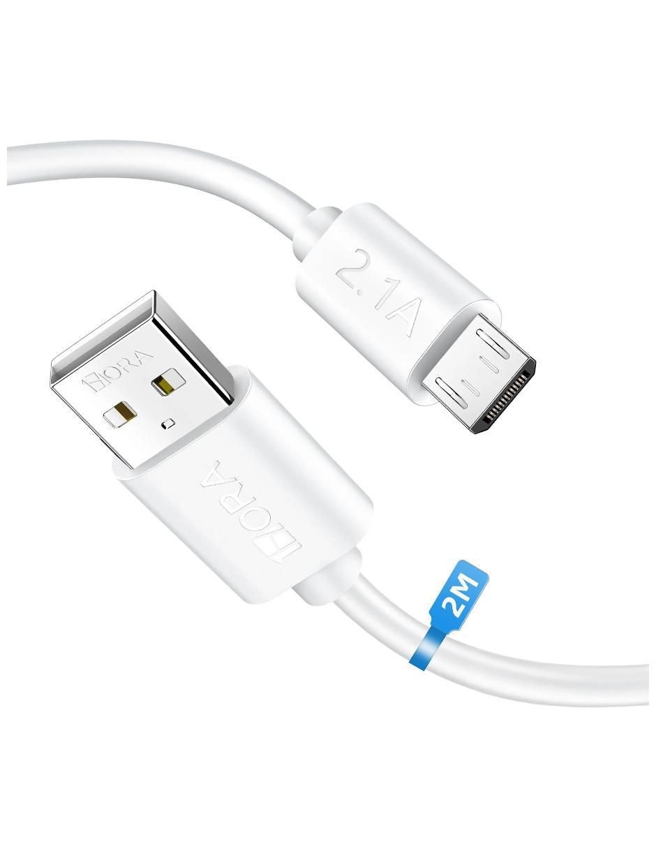 Cable micro USB a tipo USB A de 2 m