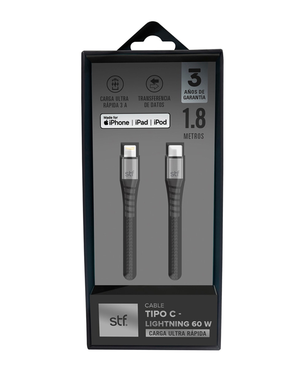 Cable lightning a tipo USB C de 1.8 m 4
