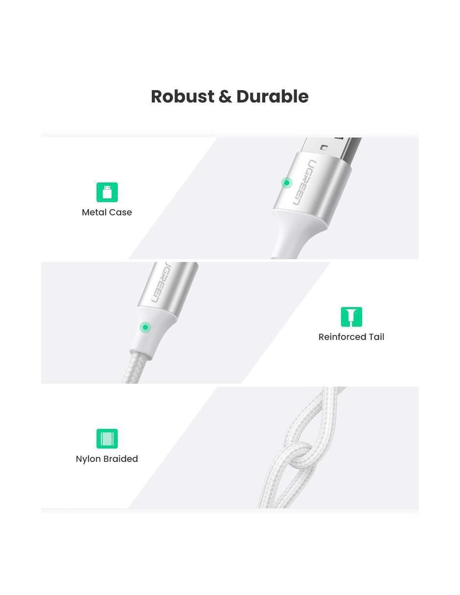 Cable USB C a tipo USB A de 2 m 2