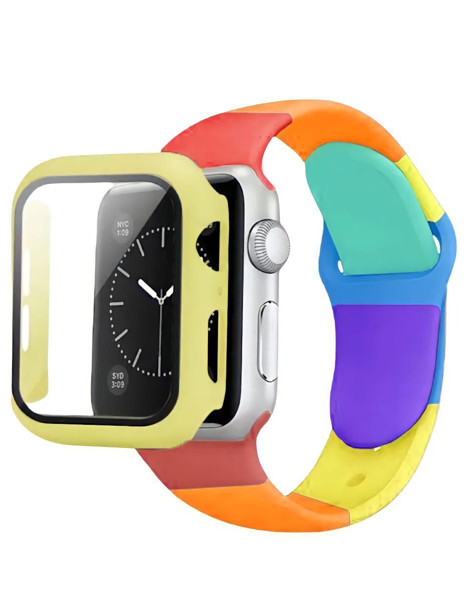 Correa para smartwatch silicón líneas