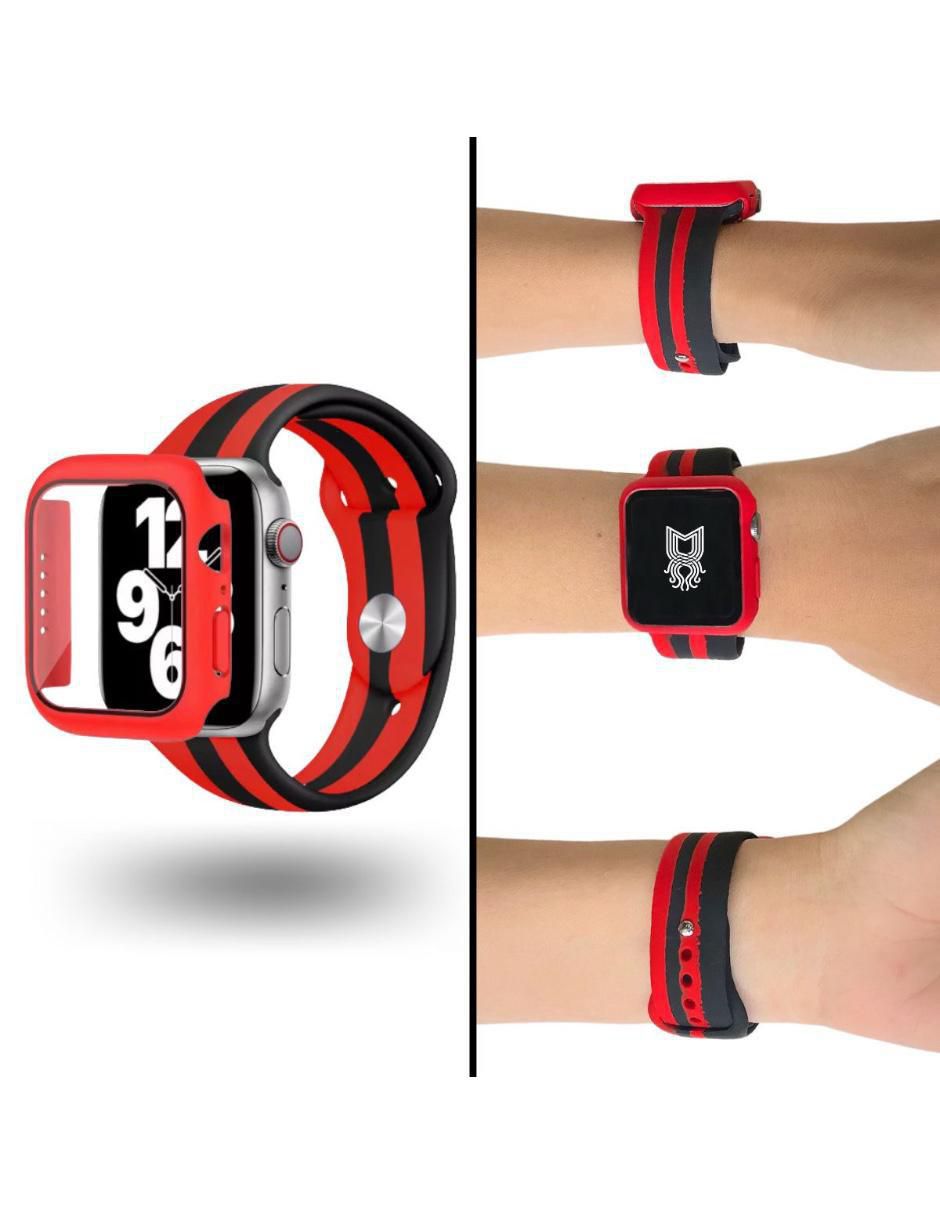Correa para smartwatch silicón líneas 4