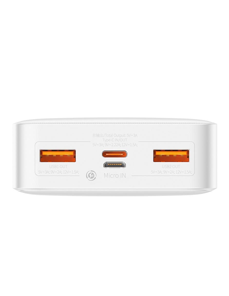 Batería portátil 20000 mAh Bipow