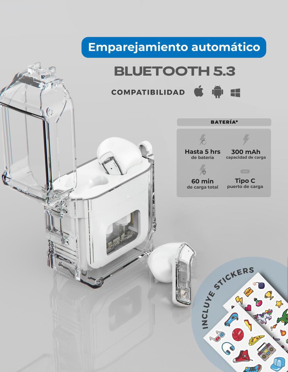 Audífonos True Wireless Dark Booster inalámbricos 4