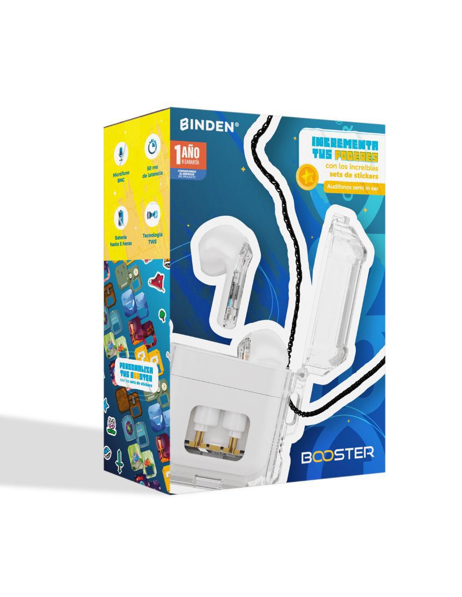 Audífonos True Wireless Dark Booster inalámbricos 5