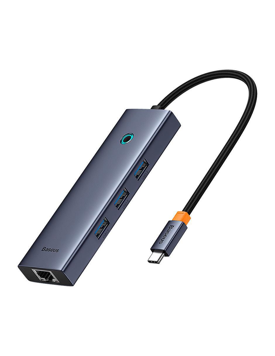 Hub Tipo C a HDMI + USB3.0 x 3 + PD + RJ45 de 6 contactos 3