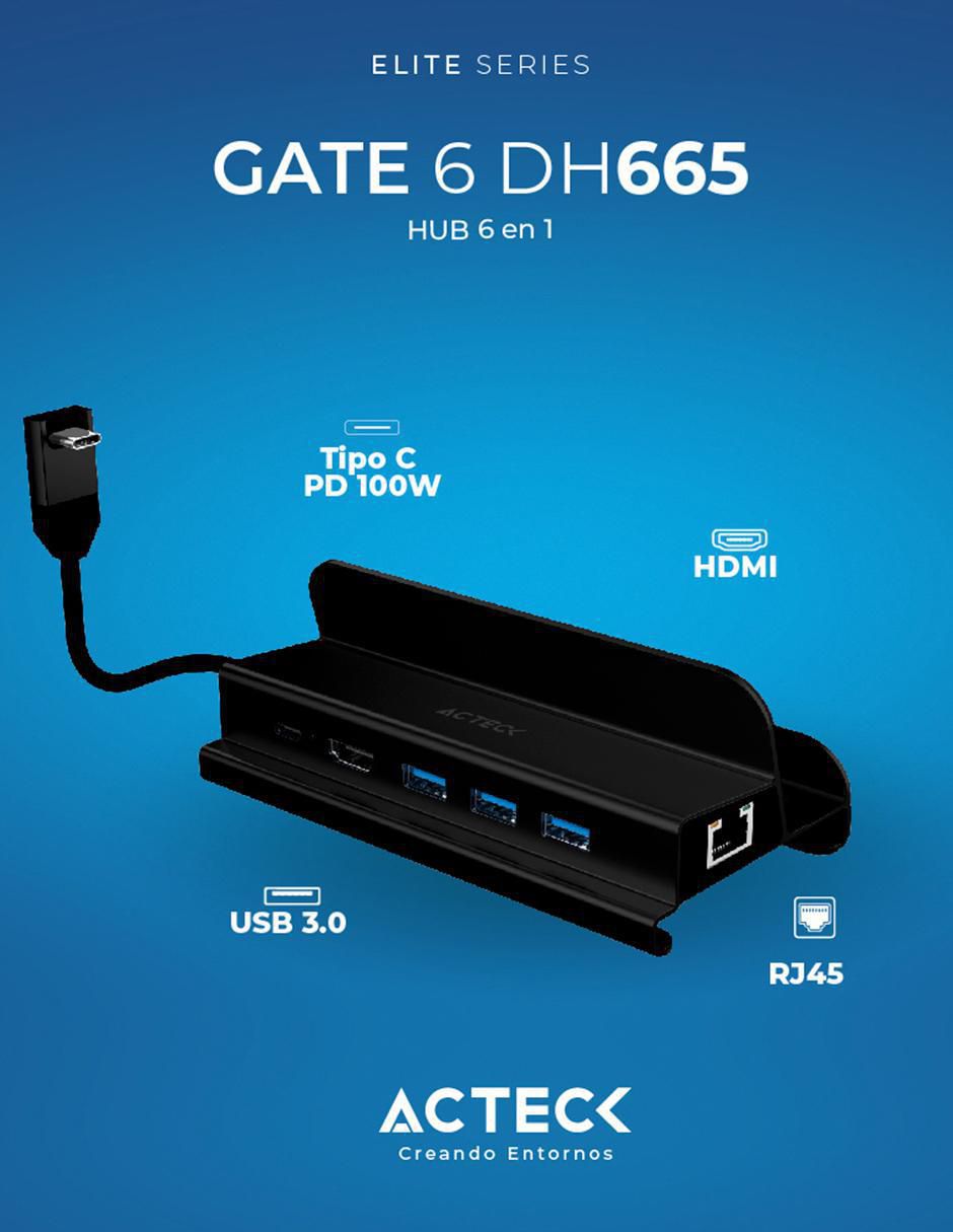 Hub AC-936767 de 6 contactos 3