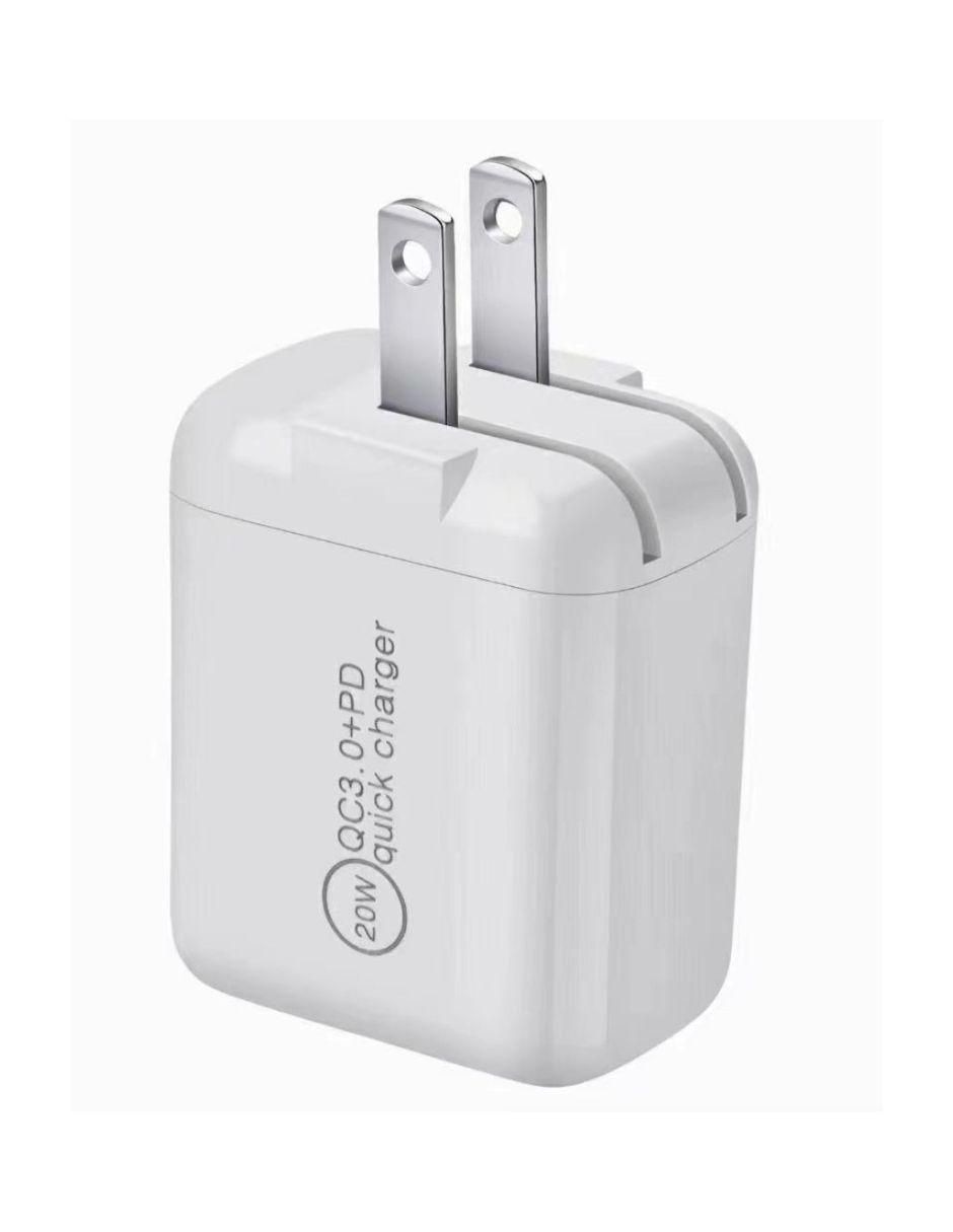 Cargador pared USB + USB tipo C 2
