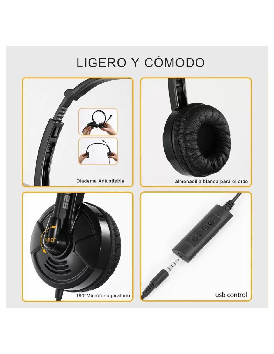 Audífonos On-Ear alámbricos con cancelación de ruido 2