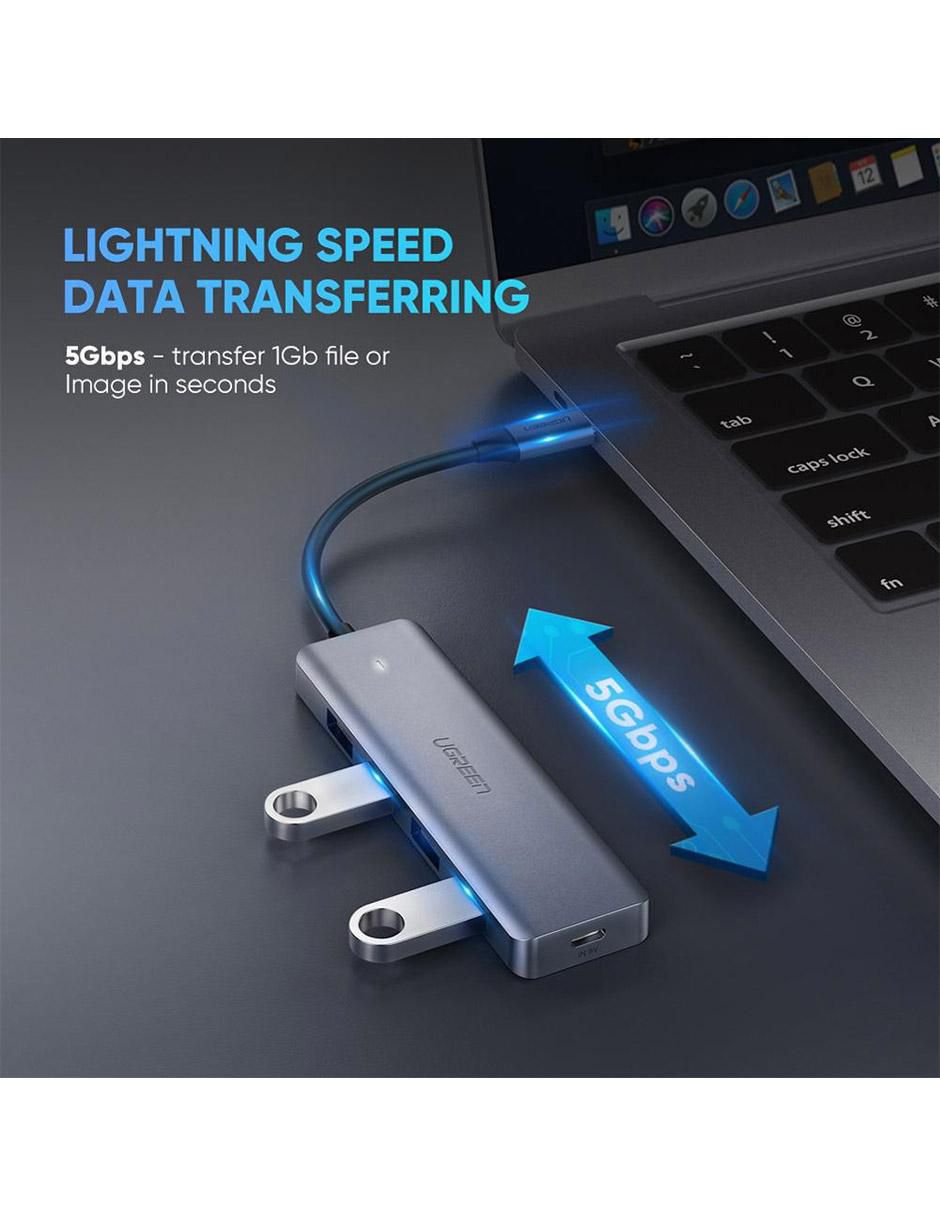 Adaptador multipuertos Hub 4
