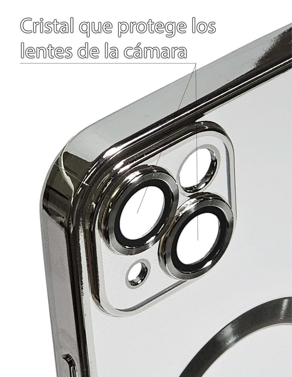 "funda para" apple magsafe platinada "de" plástico