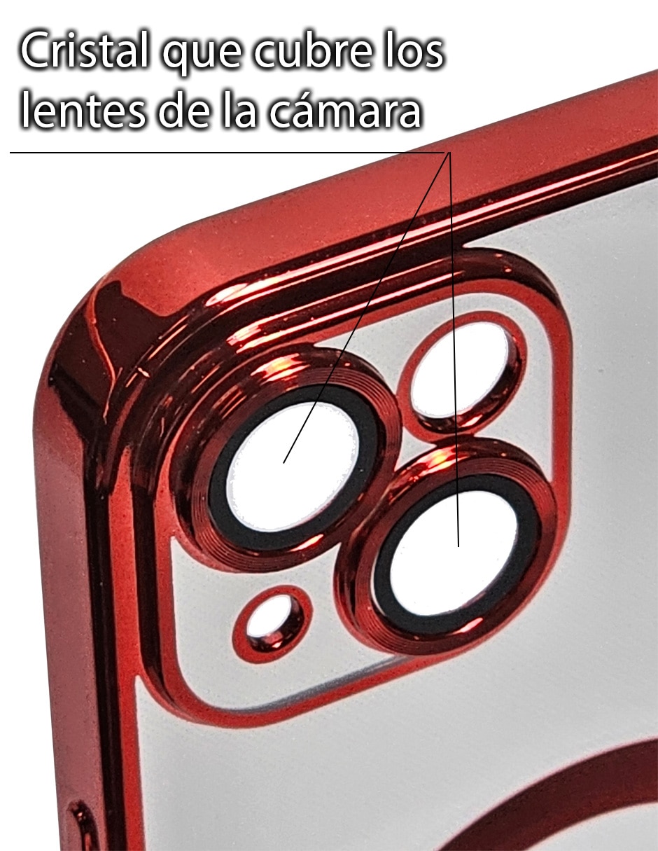 Funda para iPhone Magsafe Platinada de plástico 2