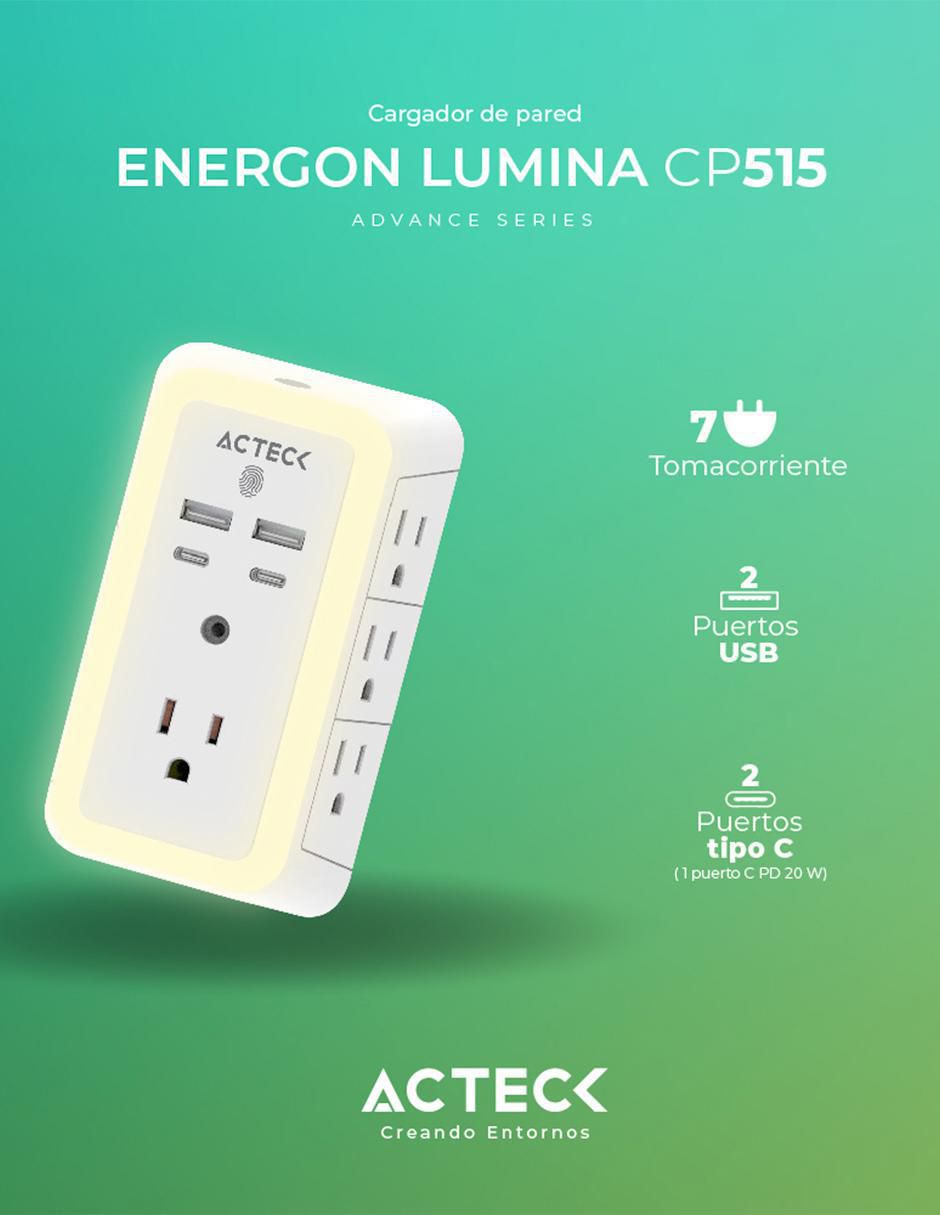 Cargador pared USB 3