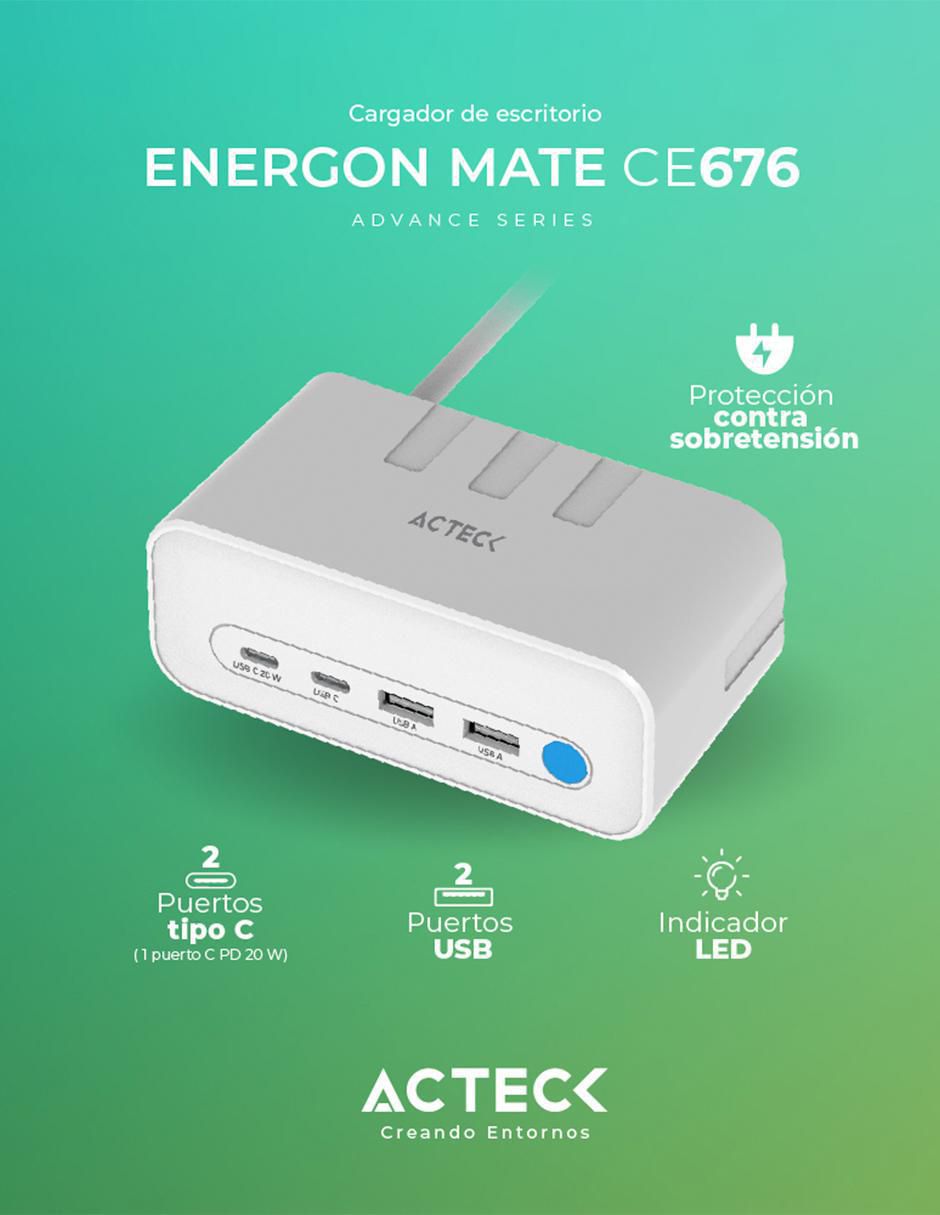 Cargador pared USB 3