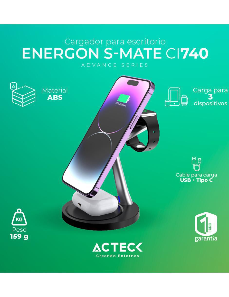 Cargador inalámbrico USB 5