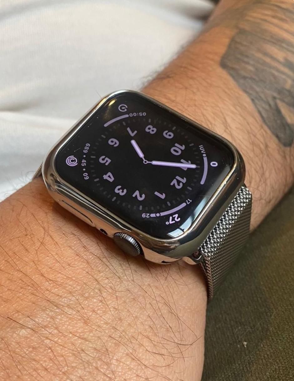 Correa para smartwatch Silvery Blue 9