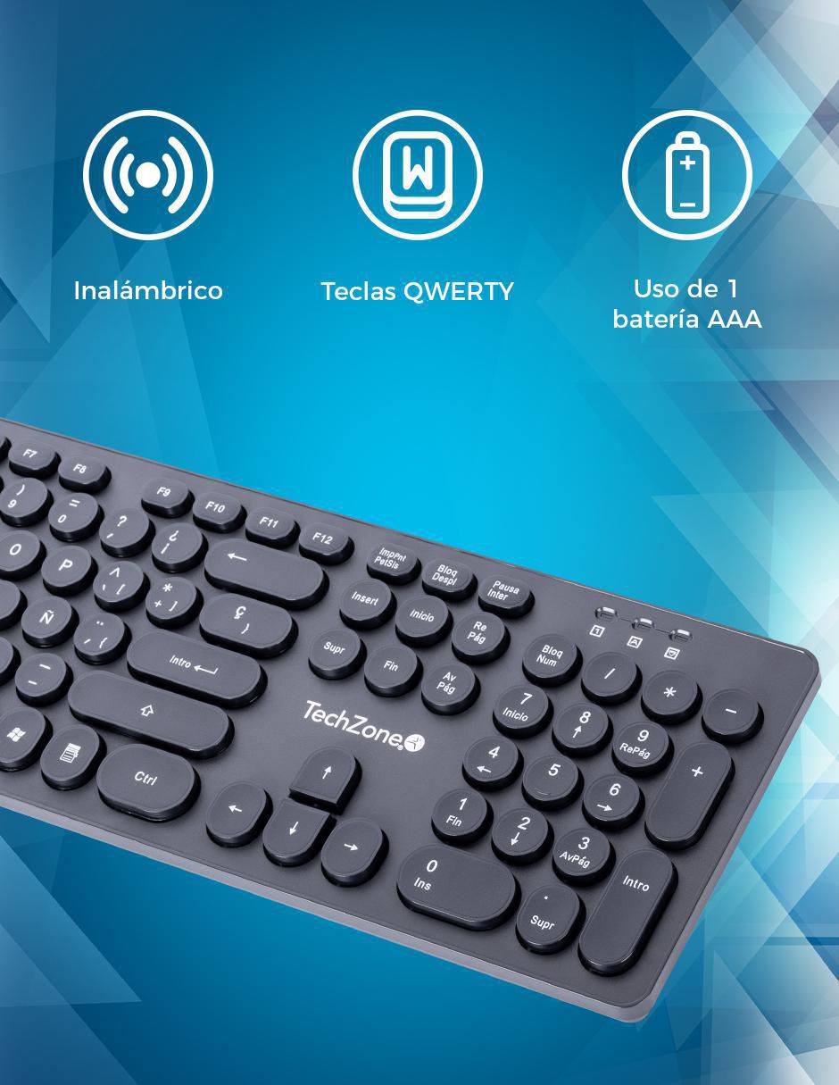 "mouse y teclado" techzone tzk-chw