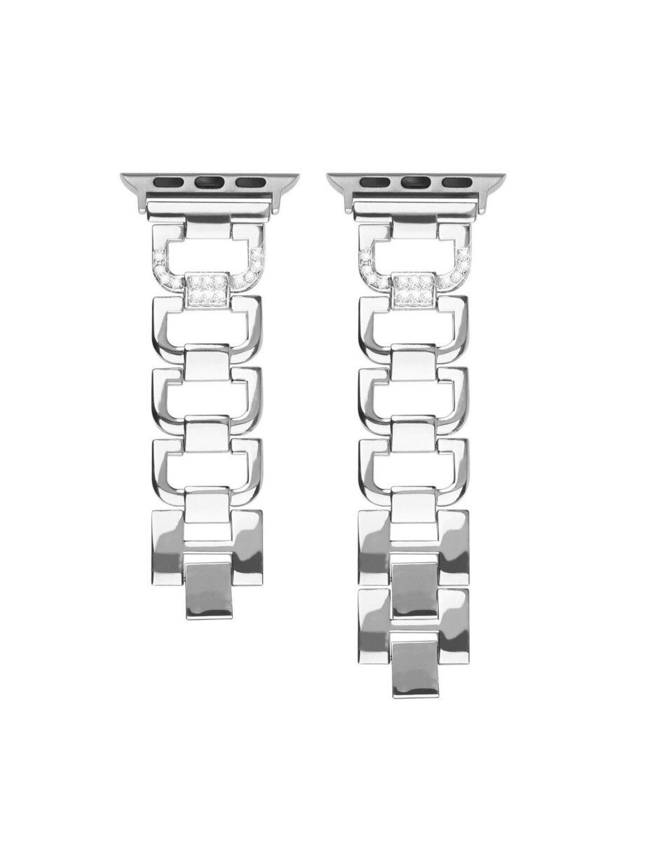 Correa para Eslabones Acero Inoxidable Diamantes 3