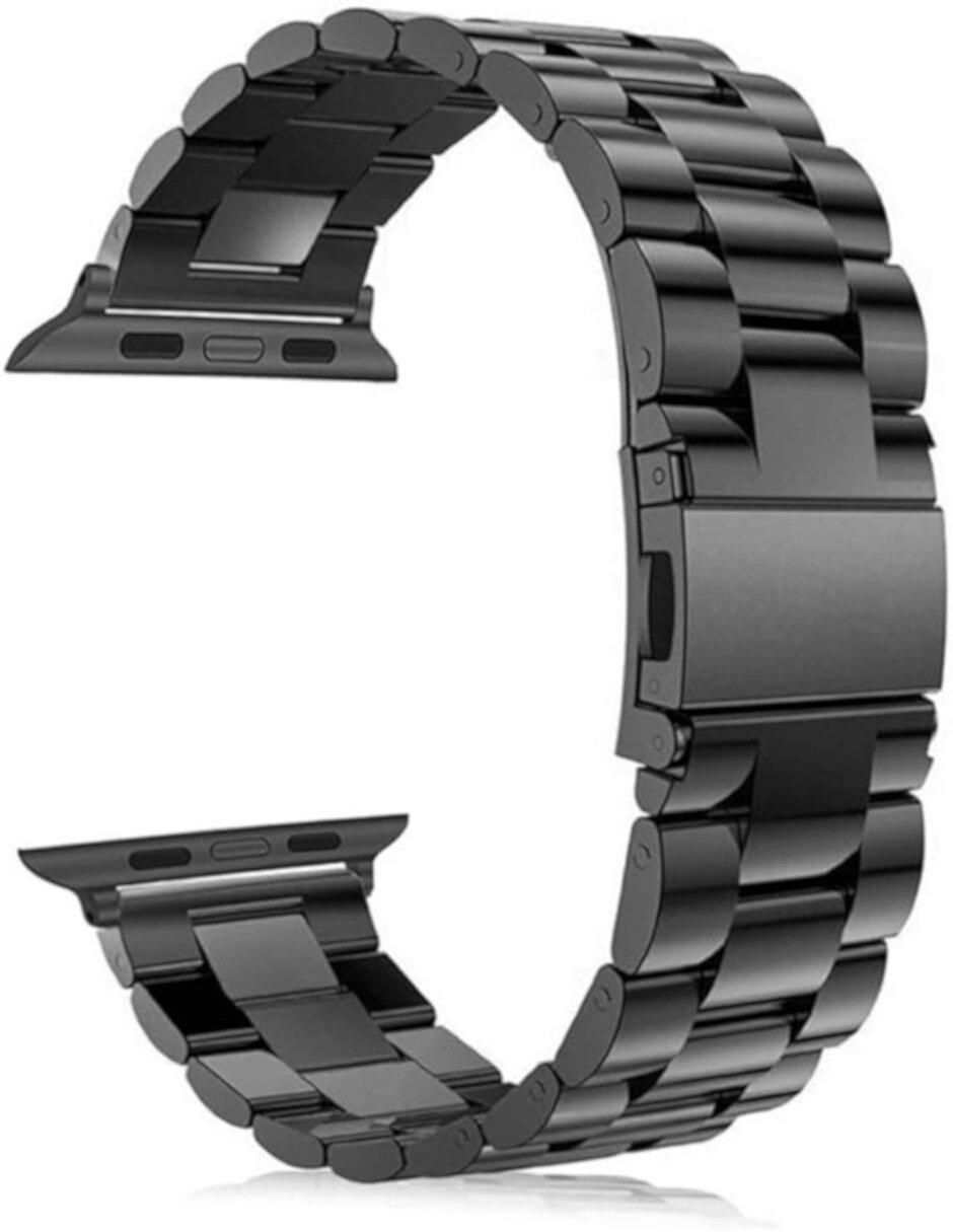 Correa para para apple watch 1 al 8, se, ultra, eslabones de acero inoxidable Correa para para apple watch 1 al 8, se, ultra, eslabones de acero inoxidable