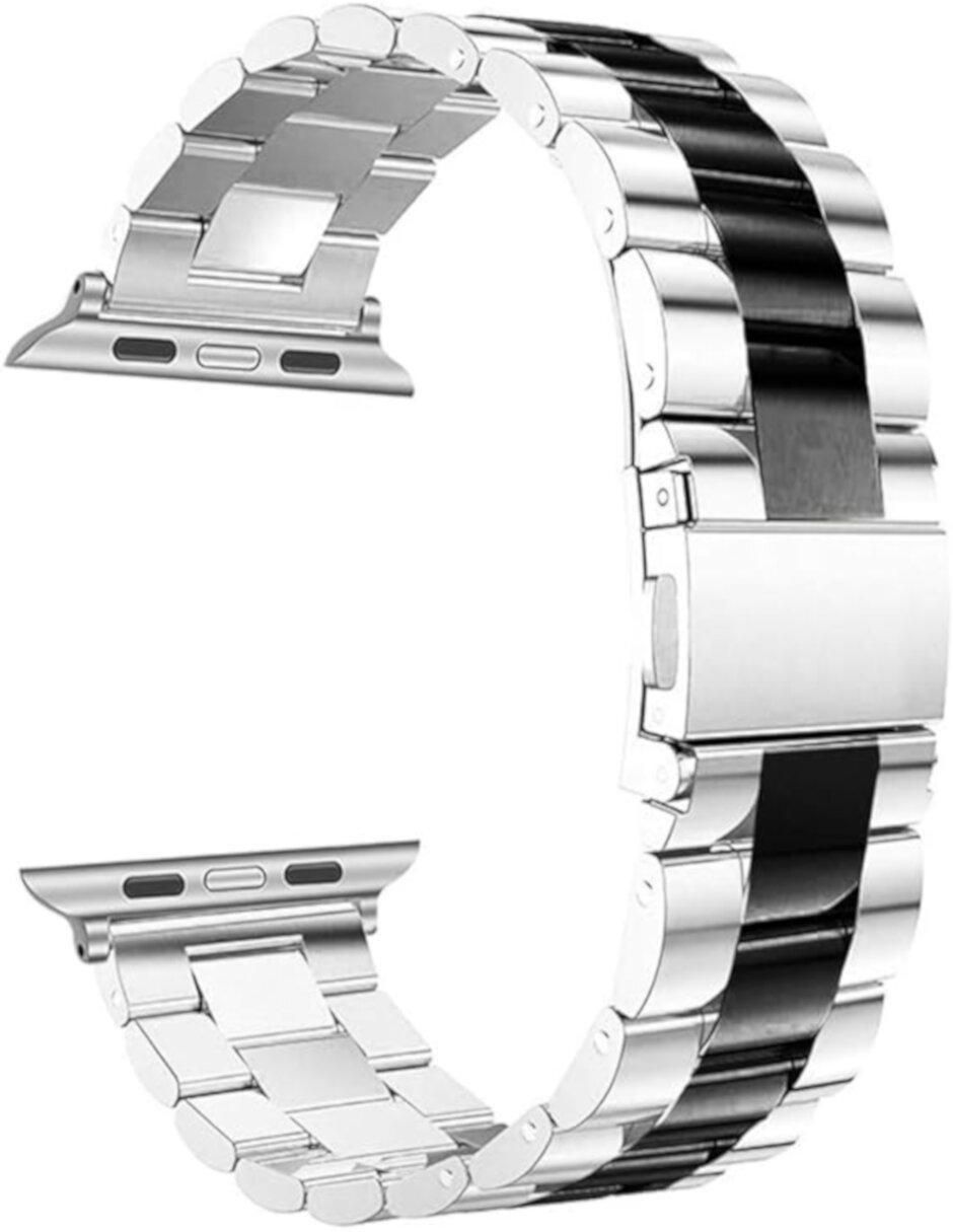 Correa para para apple watch 1 al 8, se, ultra, eslabones de acero inoxidable Correa para para apple watch 1 al 8, se, ultra, eslabones de acero inoxidable