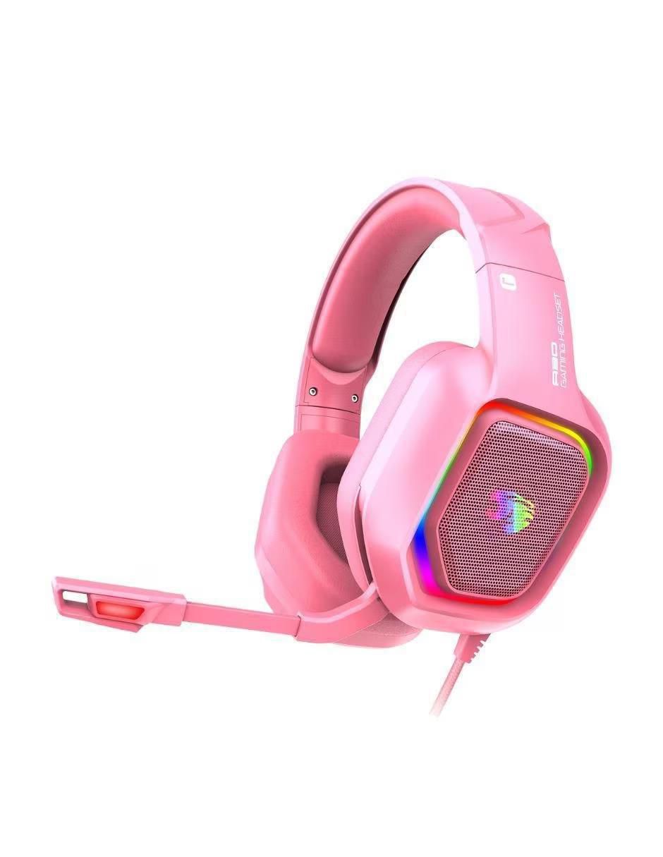 Audífonos Over-Ear Gamer alámbricos con cancelación de ruido