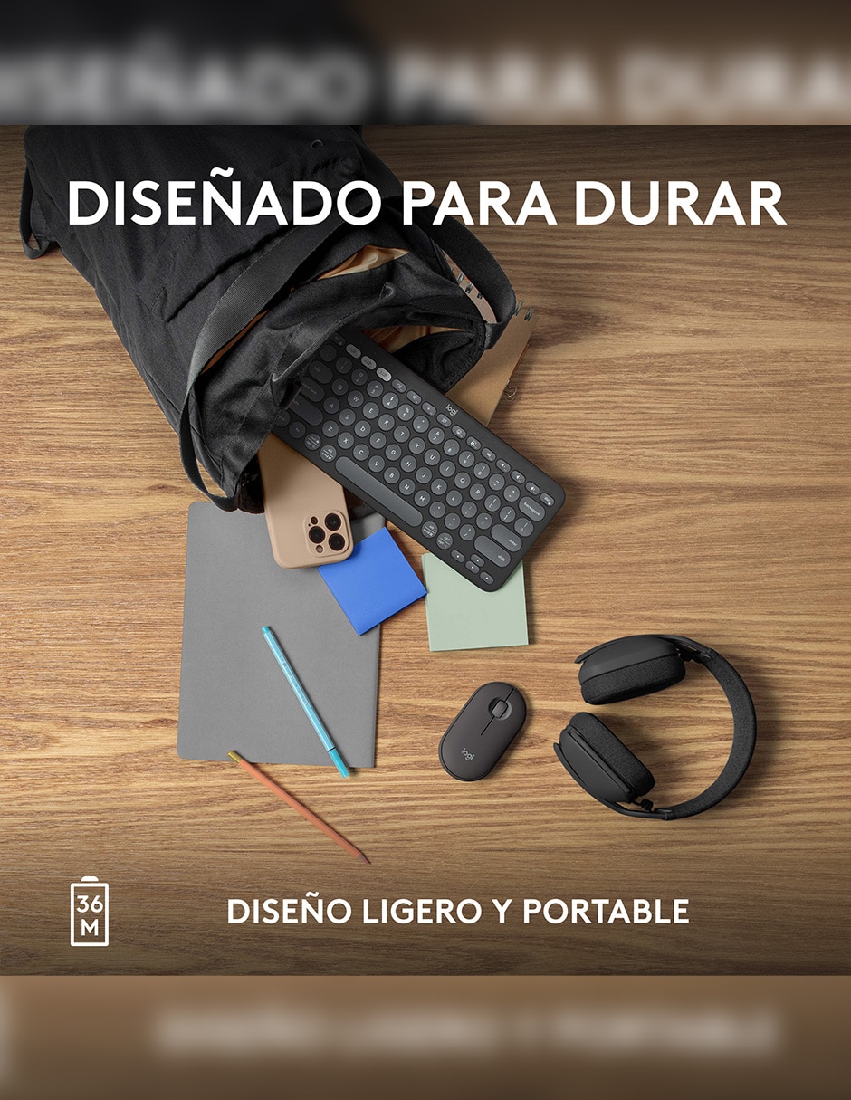 Mouse Inalámbrico pebble2 m350s 910-007049 7