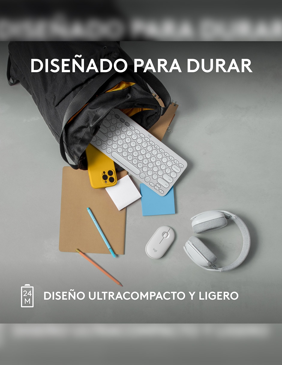 Mouse inalámbrico Pebble2 M350s 910-007047 7