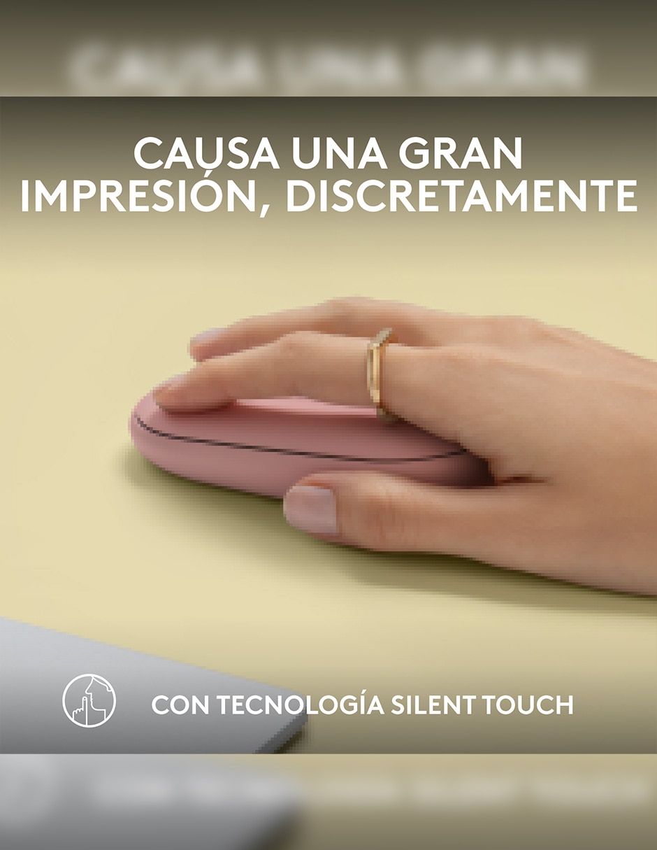 Mouse inalámbrico Pebble2 M350S 910-007048 4