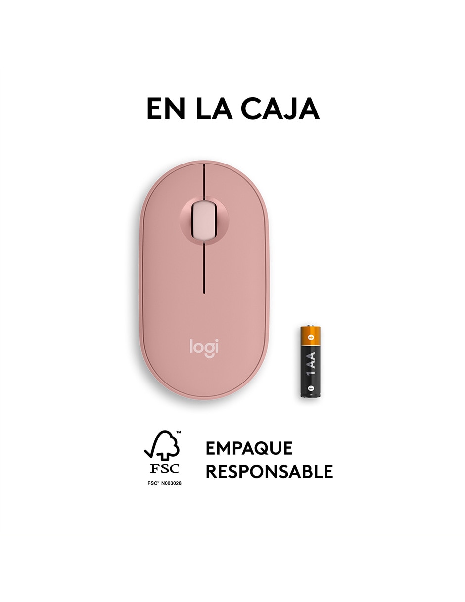 Mouse inalámbrico Pebble2 M350S 910-007048 8