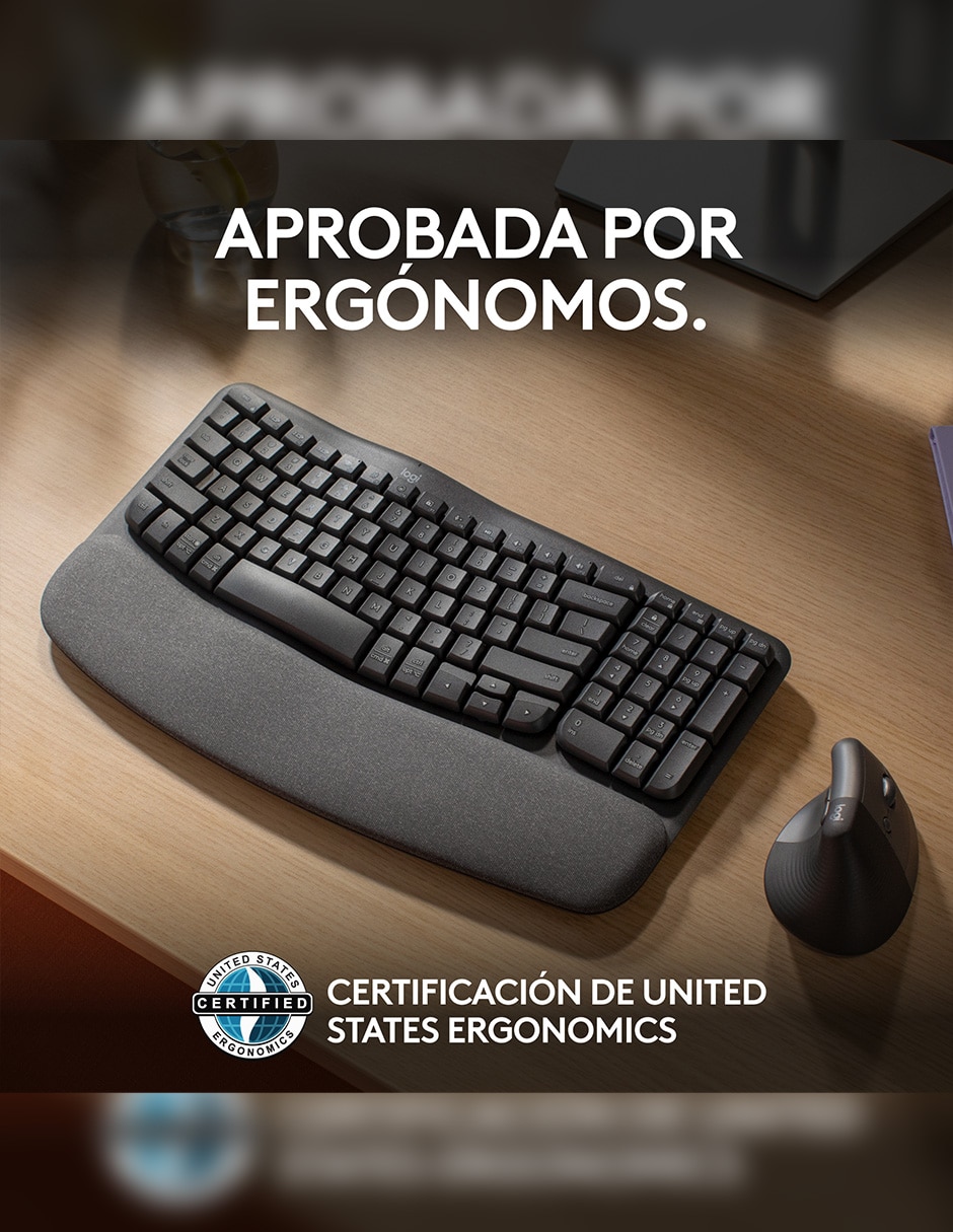 TECLADO LOGITECH WAVE KEYS, NEGRO