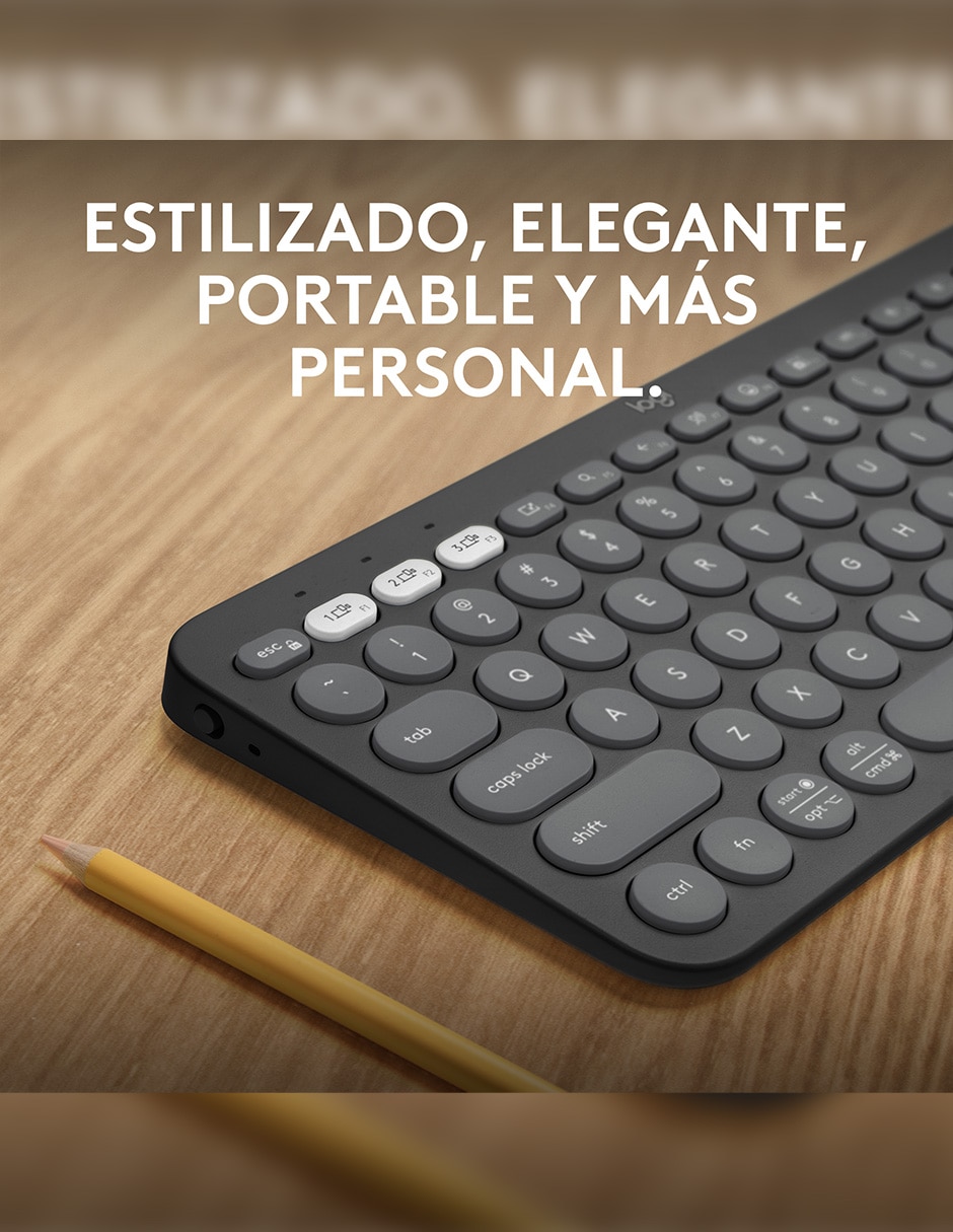 Teclado inalámbrico Pebble Keys2 K380S 2