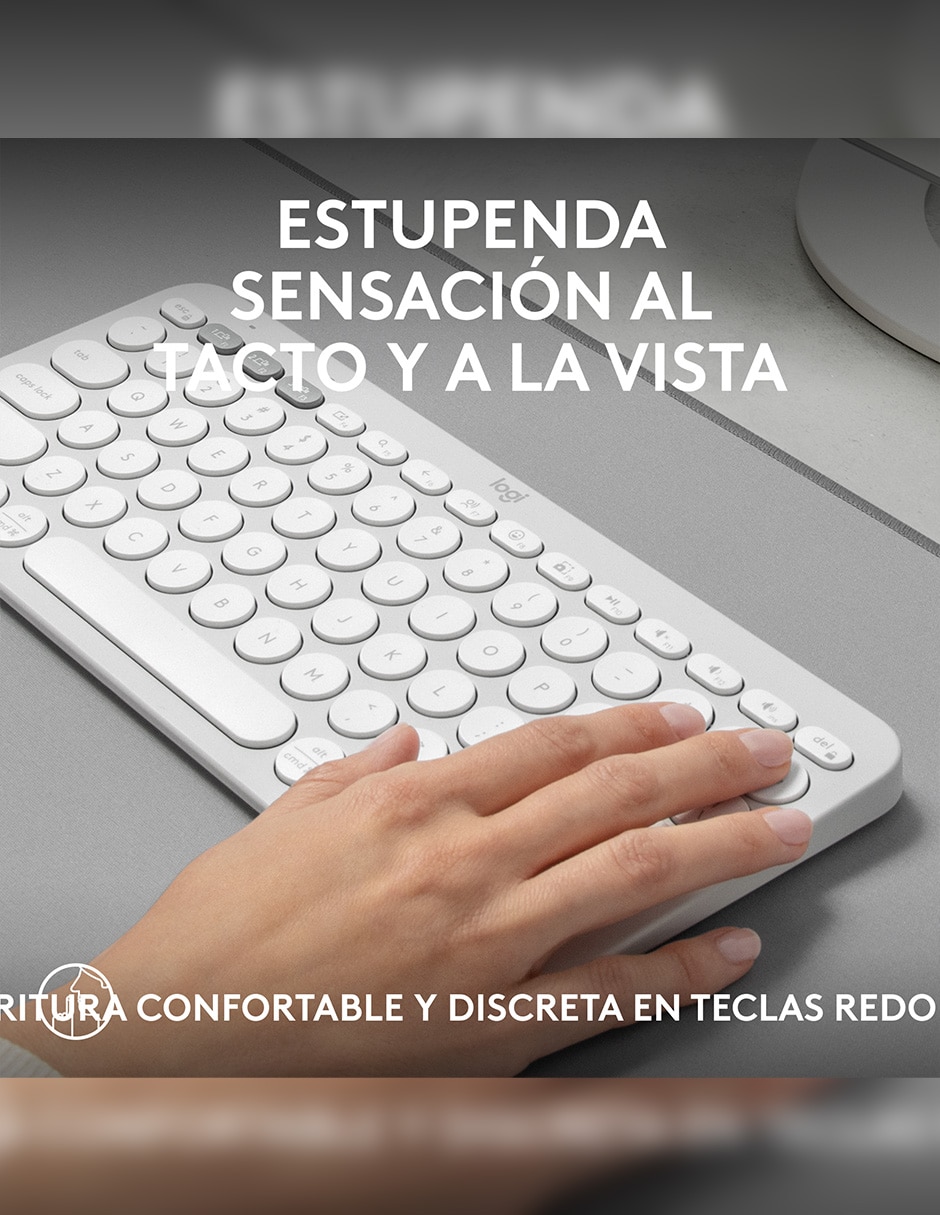 Teclado inalámbrico Pebble Keys2 K380S 5