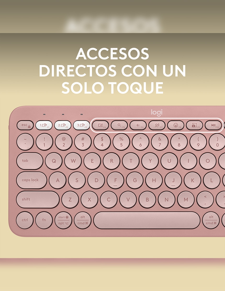 Teclado inalámbrico Pebble Keys2 K380S 4