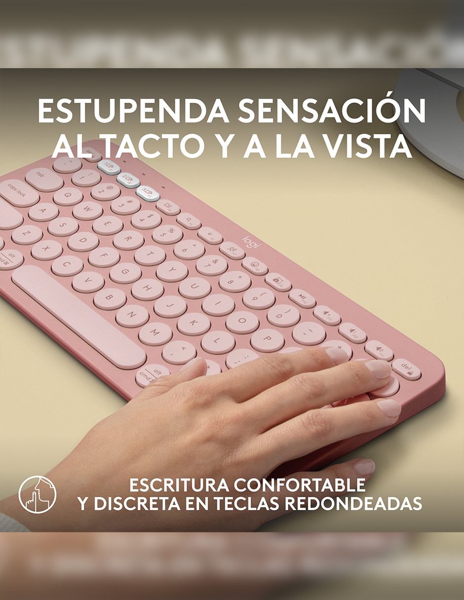 Teclado inalámbrico Pebble Keys2 K380S 5