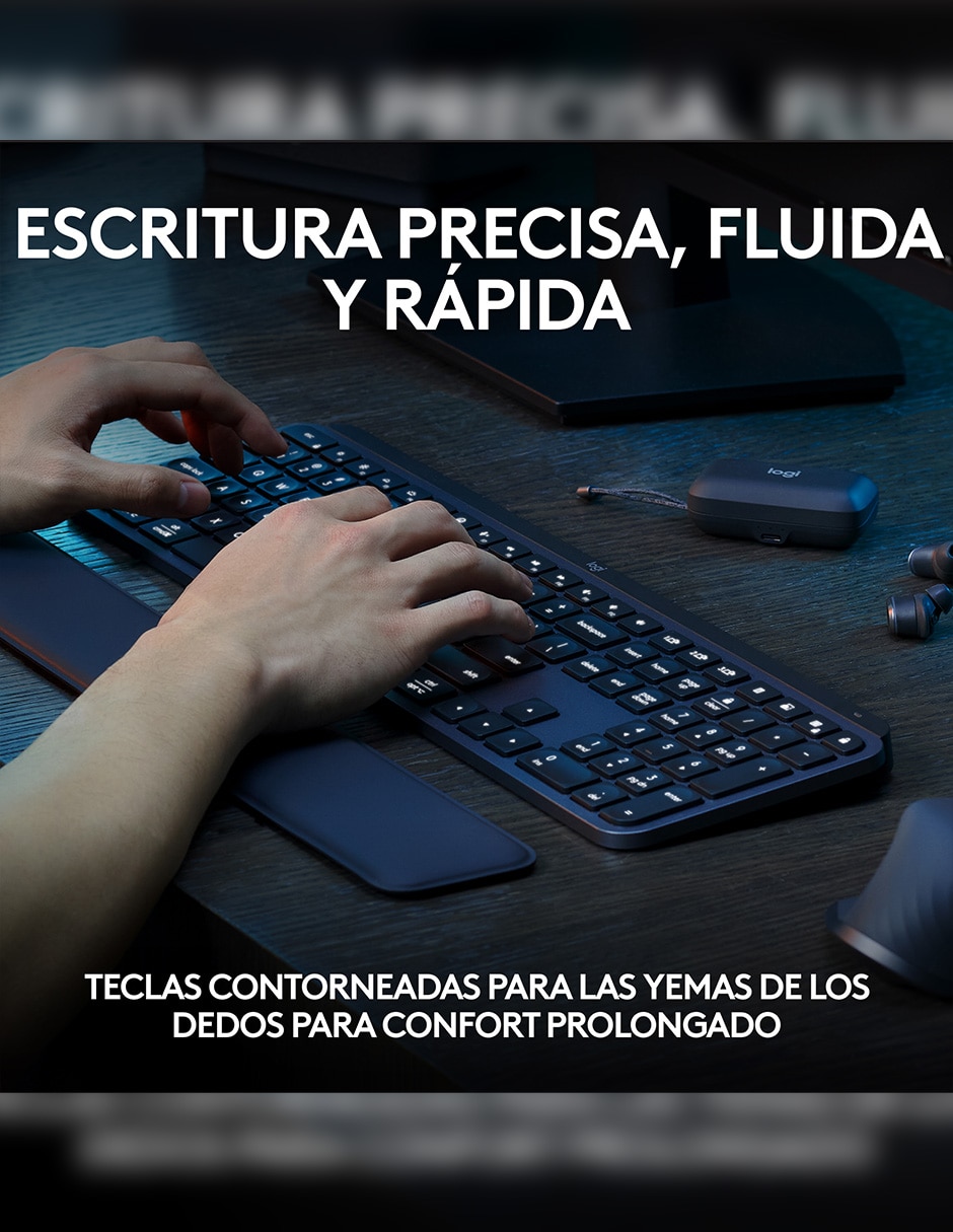 Teclado conexión inalámbrica MX Keys S 2