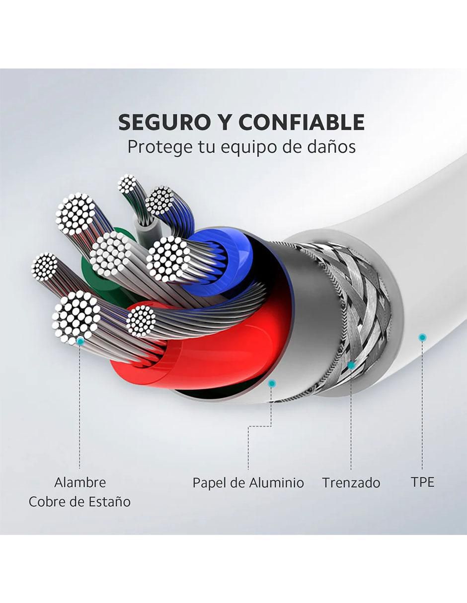Cable lightning a tipo USB C de 1 m 3