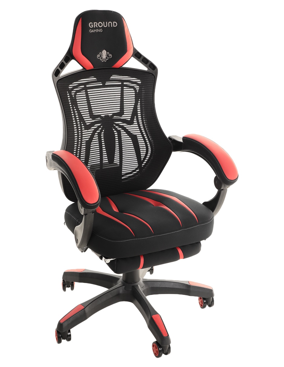 SILLA GAMER GROUND GAMING SPIDER, ROJO