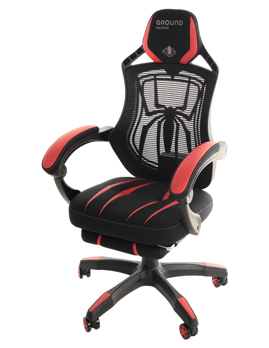 SILLA GAMER GROUND GAMING SPIDER, ROJO