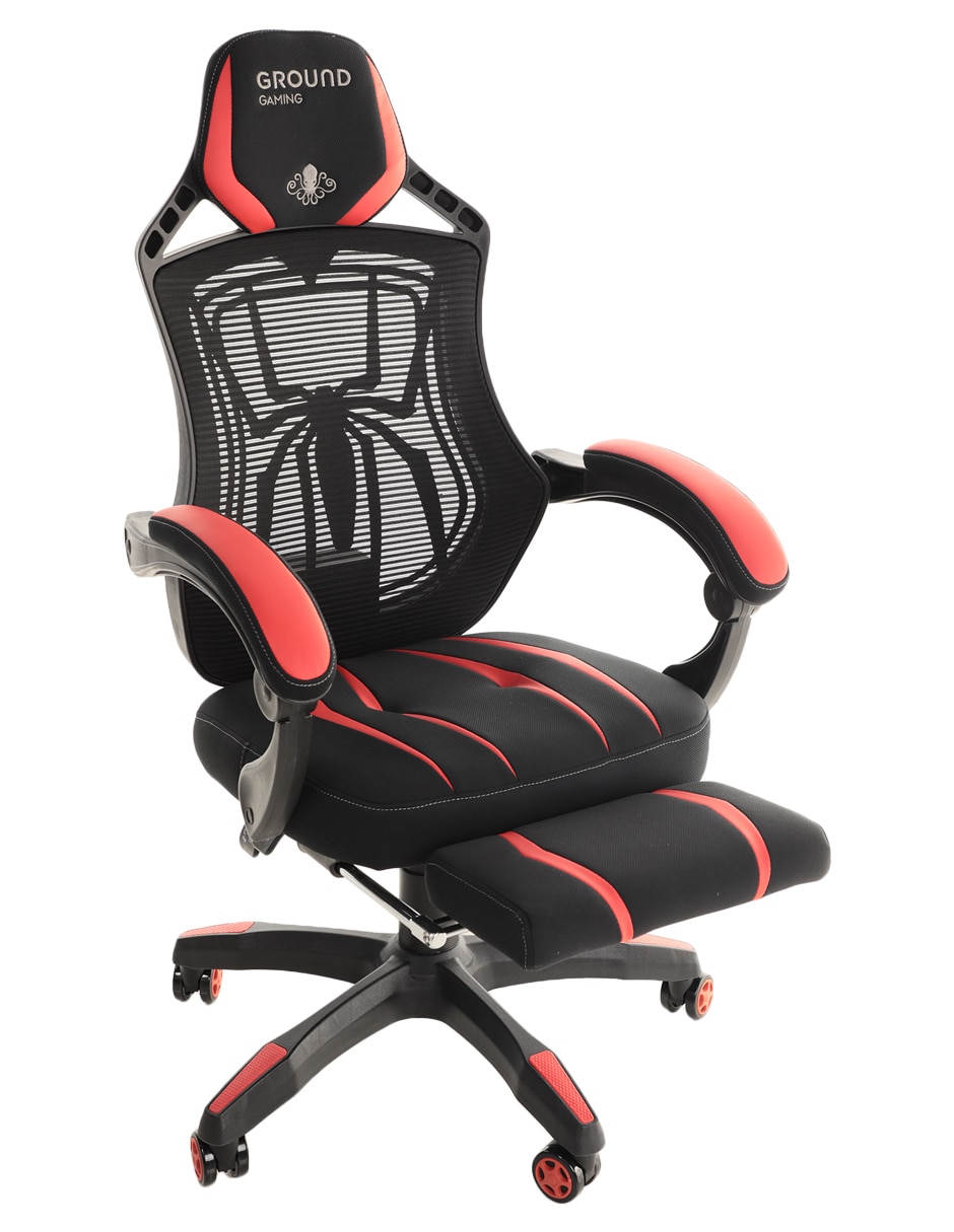 SILLA GAMER GROUND GAMING SPIDER, ROJO