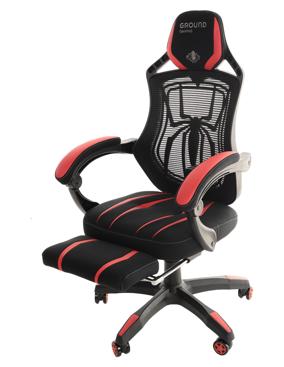 SILLA GAMER GROUND GAMING SPIDER, ROJO