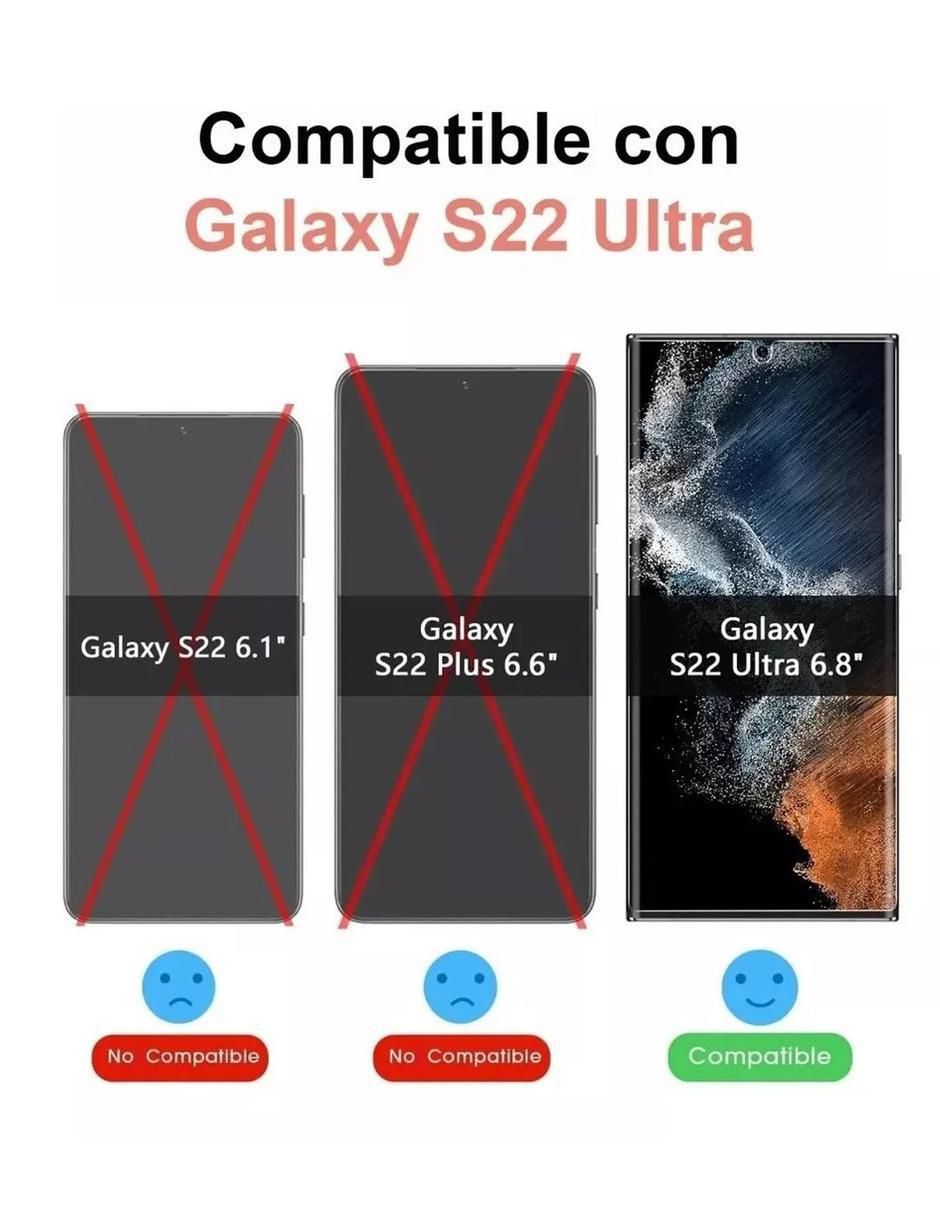 Set Mica Celular Galaxy S22 Ultra de hidrogel 5