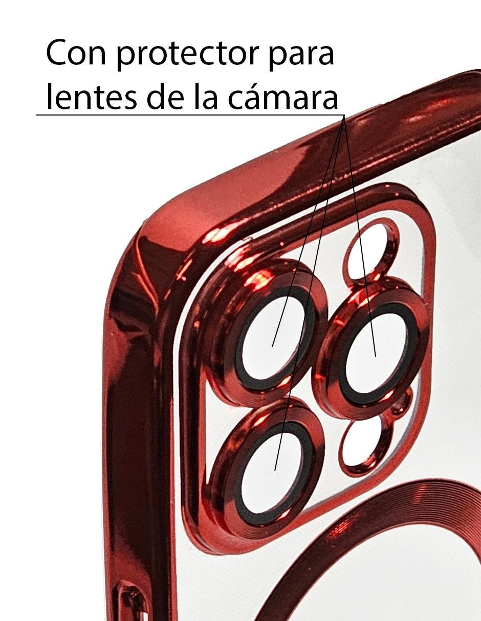 Funda para iPhone Magsafe Platinada de plástico 2