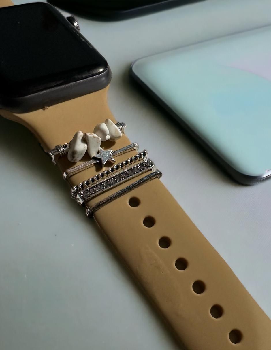 Correa para Smartwatch de silicón + Charms 5