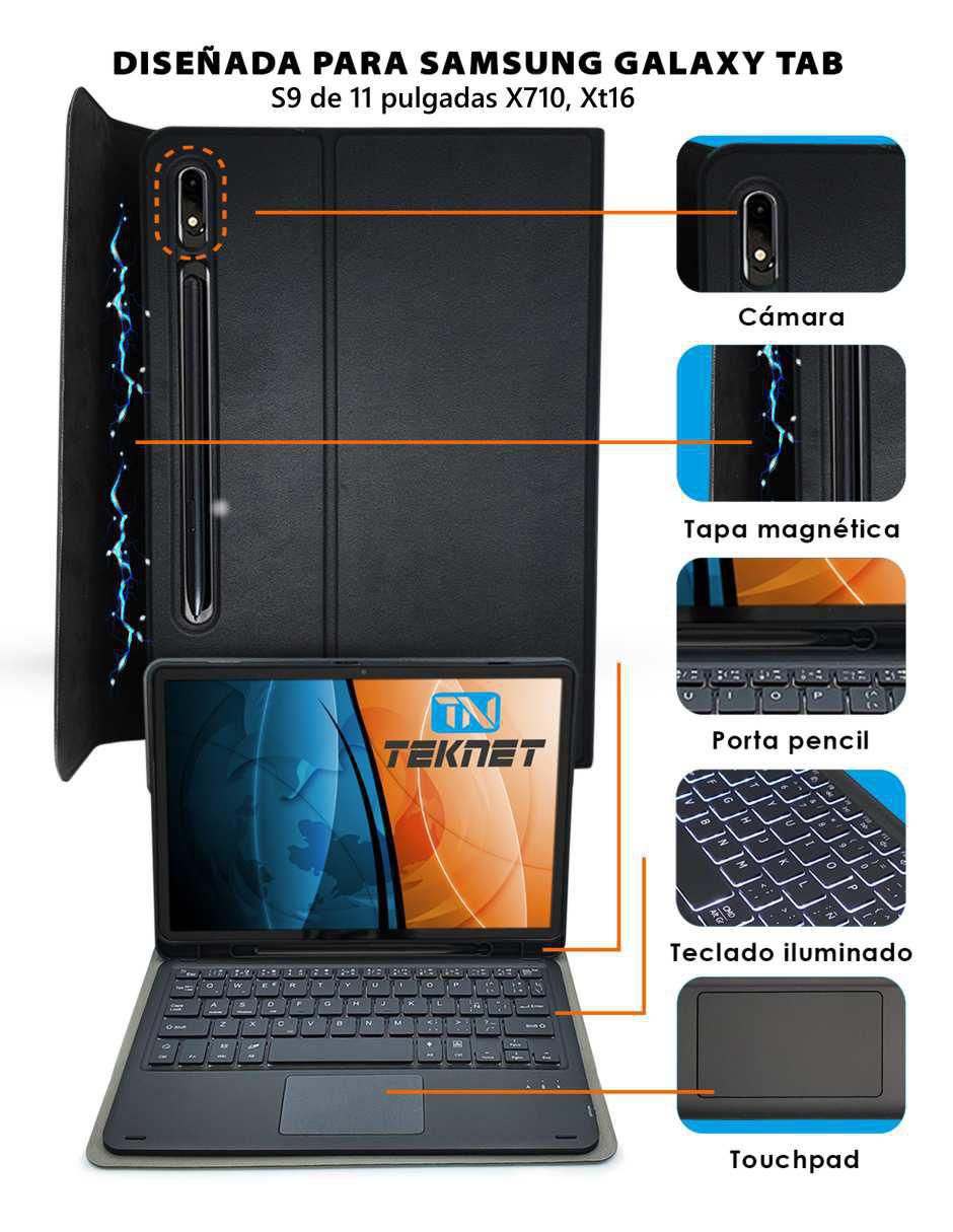 Funda para tablet Samsung Galaxy Tab S9 de 11" 2