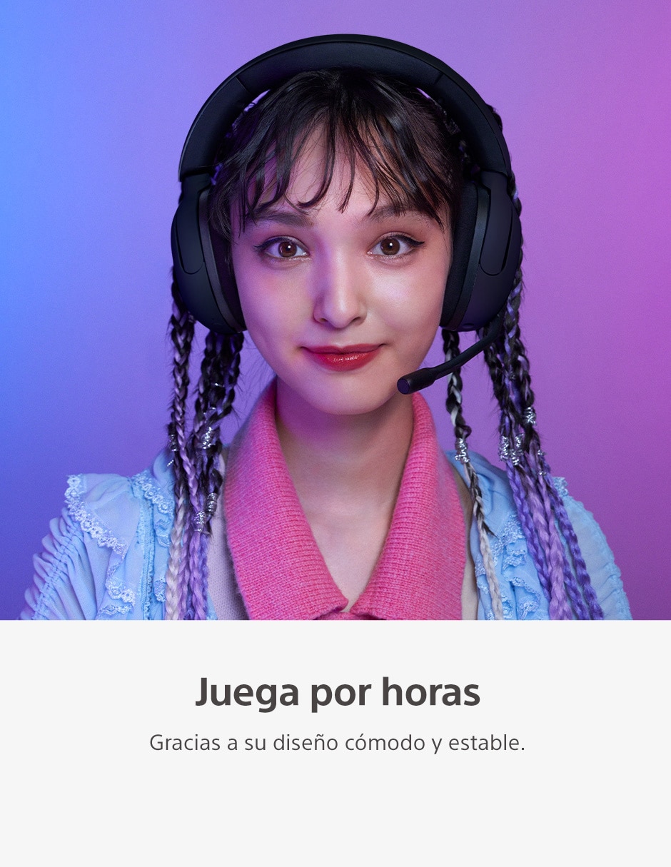 AUDÍFONOS GAMER SONY WH-G500 WH, NEGRO