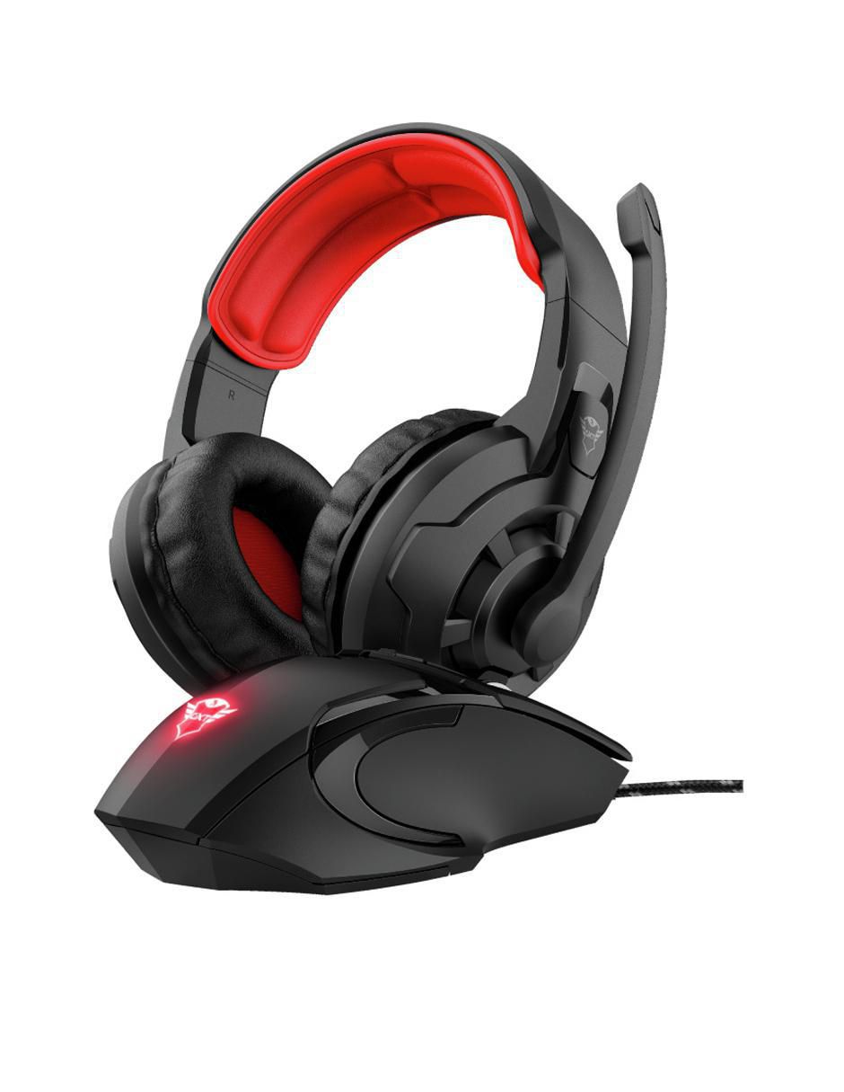 Mouse Gamer Alámbrico GXT 785 + Audífonos 2