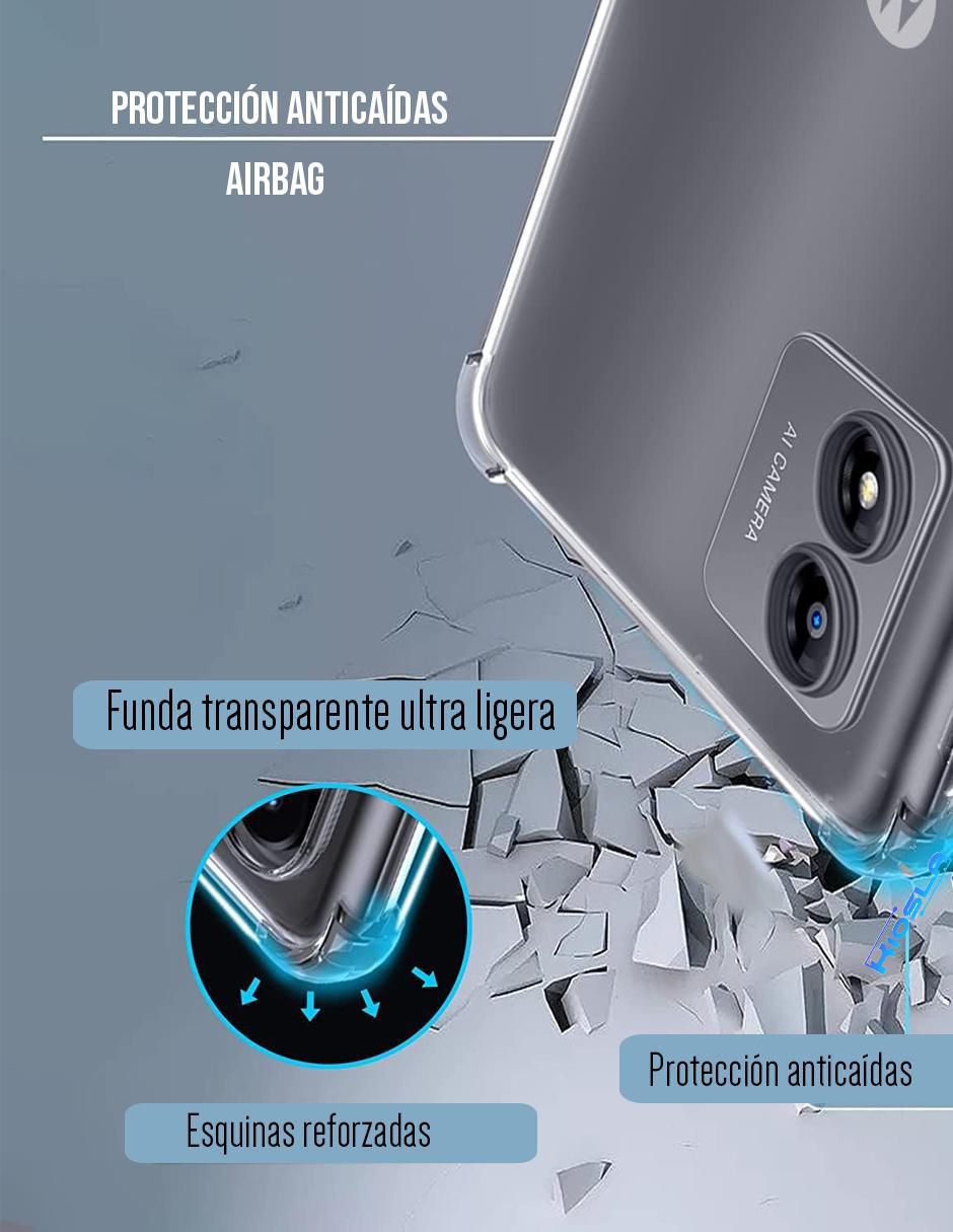 Funda para Moto E13 de plástico 5