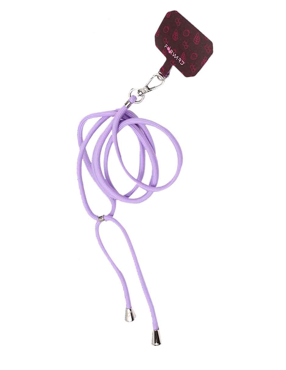 CORREA CELULAR FORWARD METAL, PLATEADO