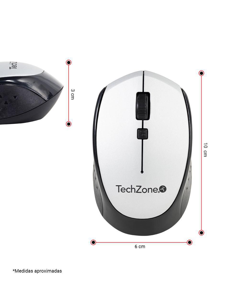 "mouse/mouse gamer" inalámbrica techzone start tz19mou01